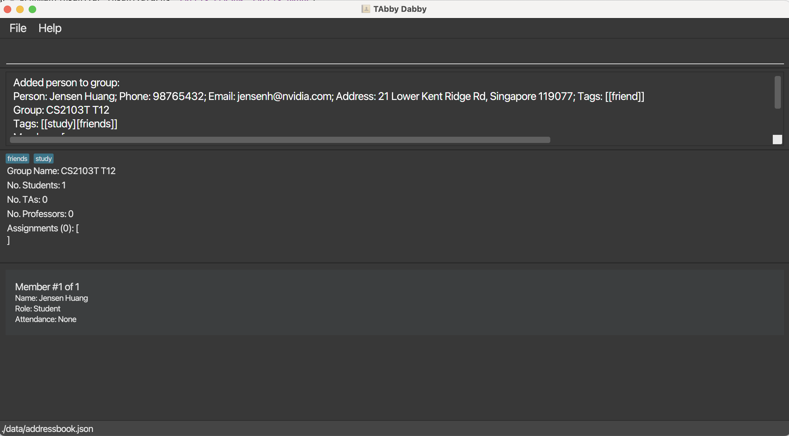 Result of add-to-group